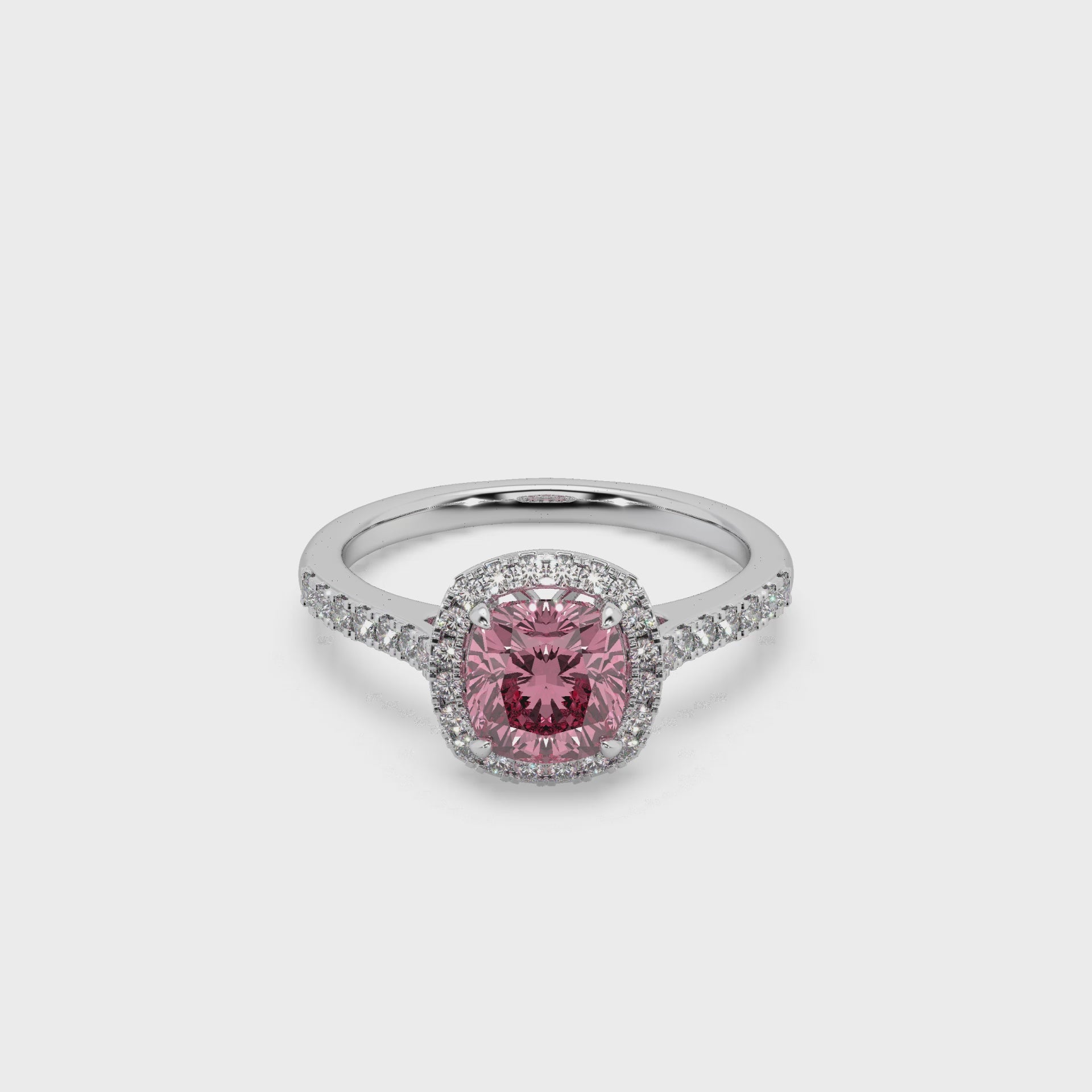 Exclusive 925 Silver 0.42 CT Center Stone Studded Ladies Ring For Her