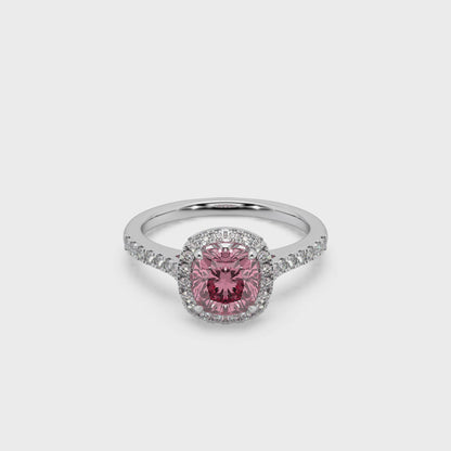 Exclusive 925 Silver 0.42 CT Center Moissanite Studded Ladies Ring For Her