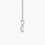 Guru Jewel's Impressive Diamond Studded Silver Only Pendent For Her