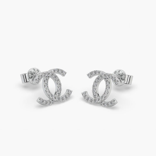 Guru Jewel's Round Diamond Studded Fancy Pattern Earings For Her