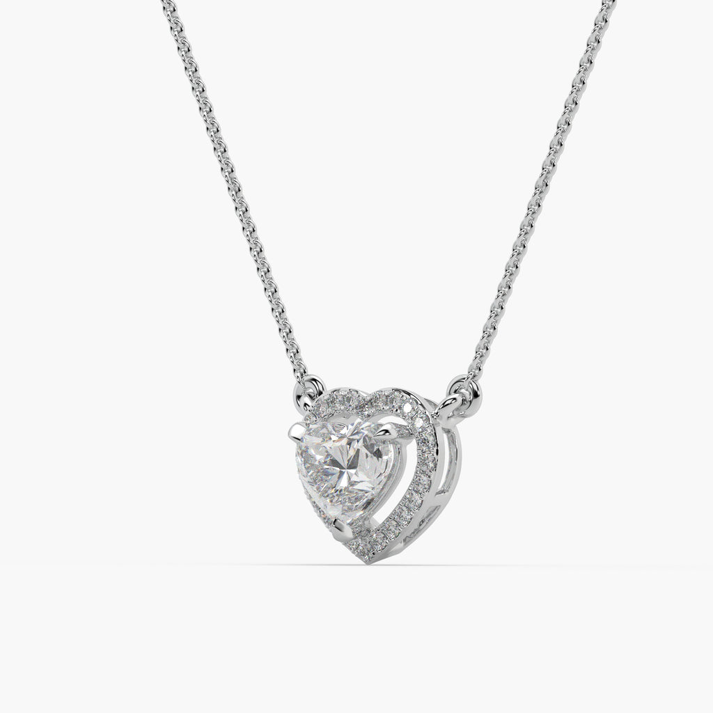 Guru Jewel's Captivating Diamond Studded In Silver Only Pendent For Her
