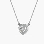 Guru Jewel's Captivating Diamond Studded In Silver Only Pendent For Her