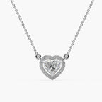 Guru Jewel's Captivating Diamond Studded In Silver Only Pendent For Her
