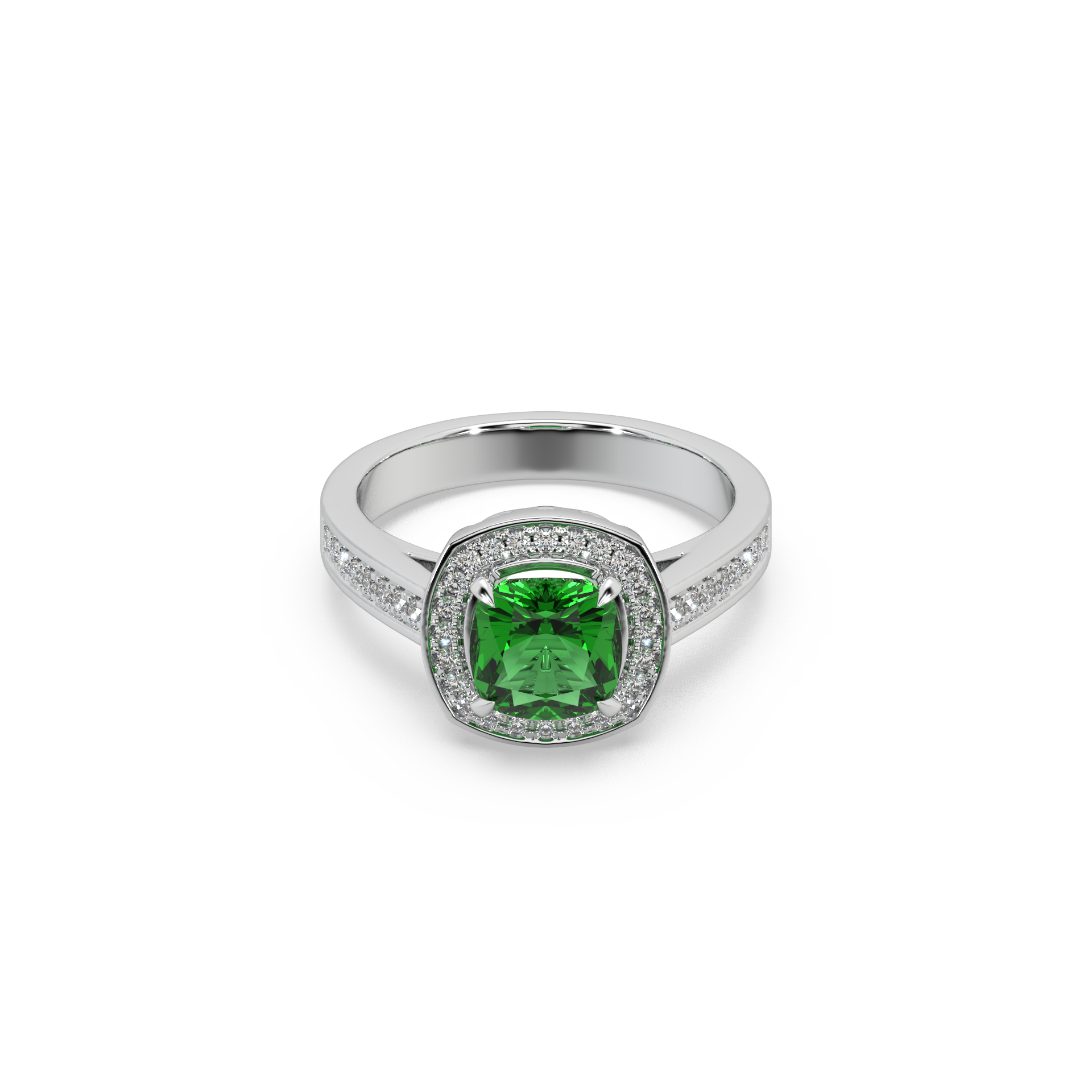 Pink Stone Studded 925 Silver Ladies Ring For Her