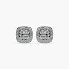Guru Jewel's Fabulous Diamond Studded Silver Earrings For Her