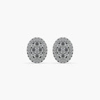 Guru Jewel's Unique Diamond Studded Silver Earrings For Her