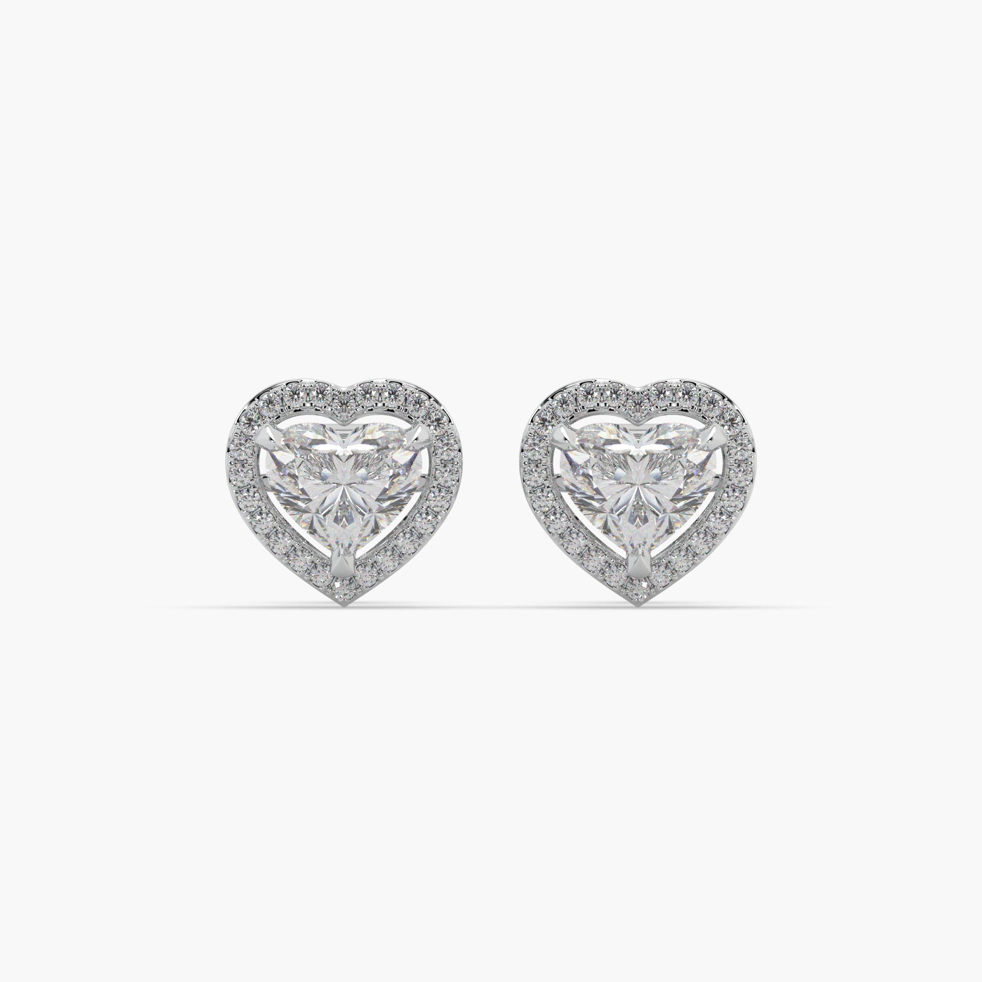 Guru Jewel's Beauteous Diamond Studded In Silver Earrings For Her