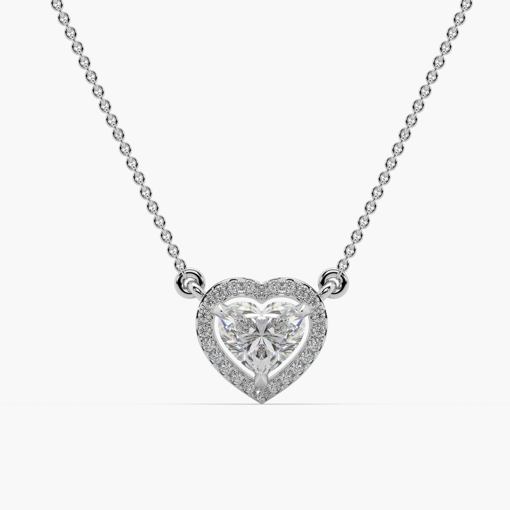 Guru Jewel's Captivating Diamond Studded In Silver Only Pendent For Her