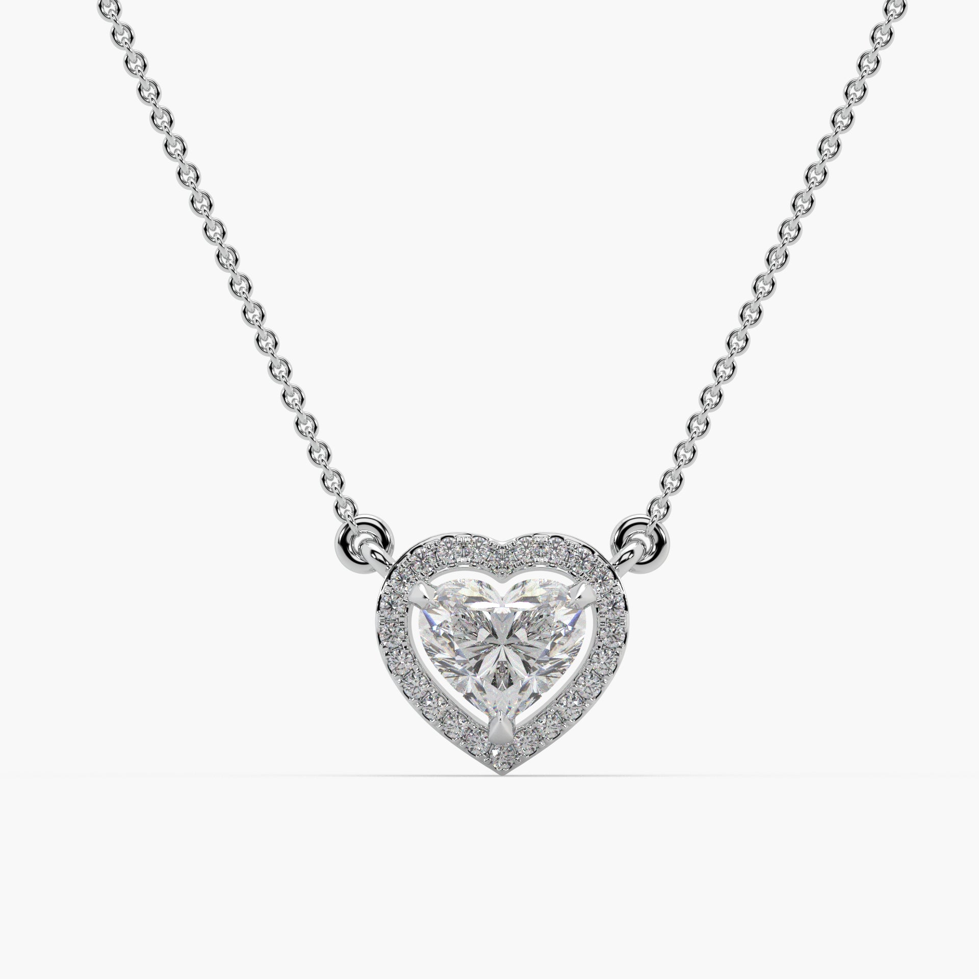 Guru Jewel's Captivating Diamond Studded In Silver Only Pendent For Her